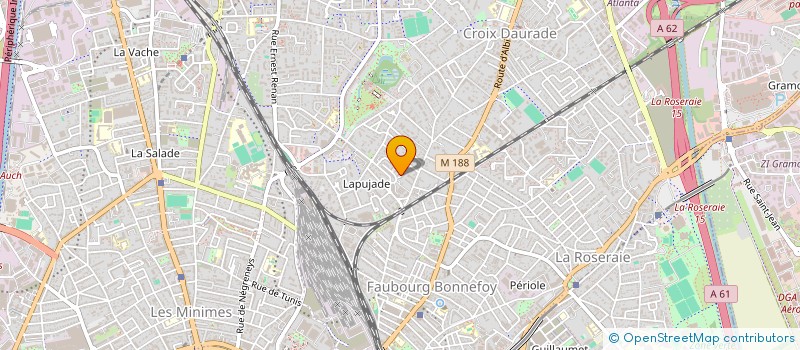 localisation de l'entreprise MADAME ARAKC HOVAKIMIAN à TOULOUSE