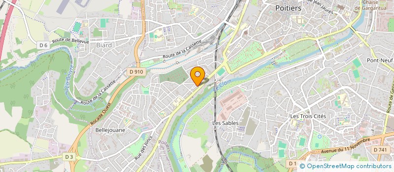 localisation de l'entreprise MADAME ARAKSYA DANIELYAN  POITIERS