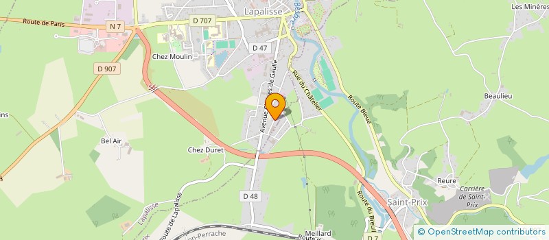 localisation de l'entreprise MADAME ARALIA PIERRET  LAPALISSE