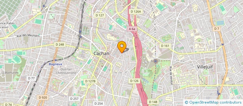 localisation de l'entreprise MADAME ARAMATOU OUATTARA  CACHAN