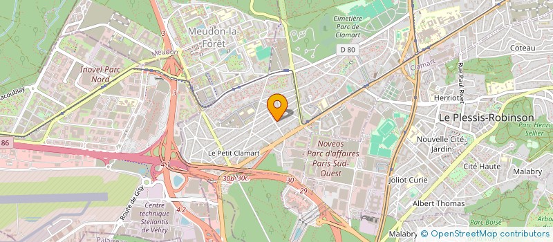localisation de l'entreprise MADAME ARAME DIOP à CLAMART