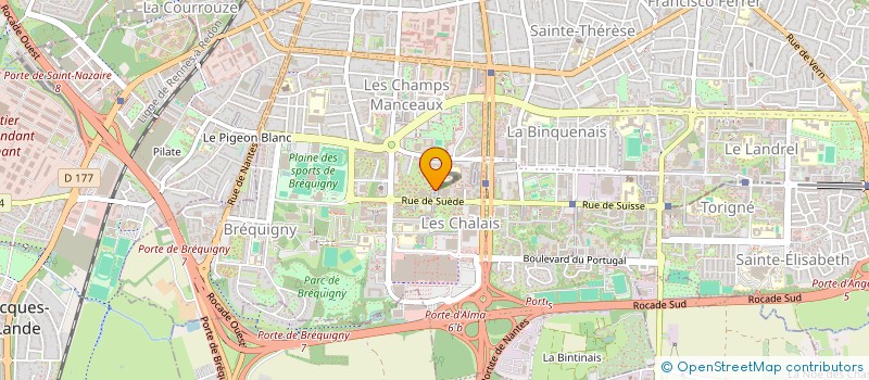 localisation de l'entreprise MADAME ARAME THIAM  RENNES