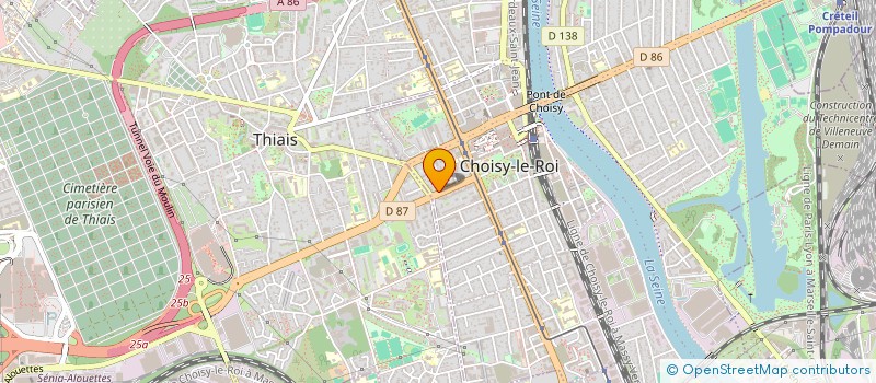 localisation de l'entreprise MADAME ARANTXA DOLHEGUY à CHOISY-LE-ROI