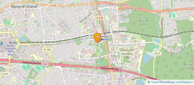 localisation de l'entreprise MADAME ARATHI JOSHY  NOISY-LE-GRAND