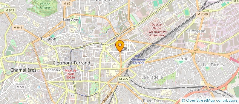 localisation de l'entreprise MADAME ARBAB YOUSAF  CLERMONT-FERRAND