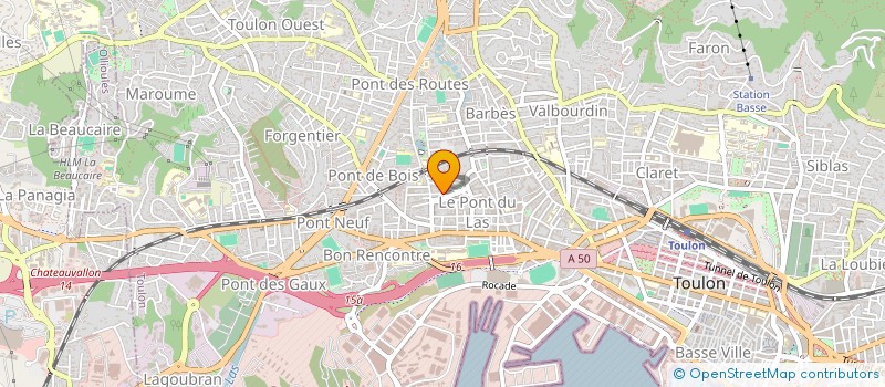 localisation de l'entreprise MADAME ARBIA ABASSI  TOULON