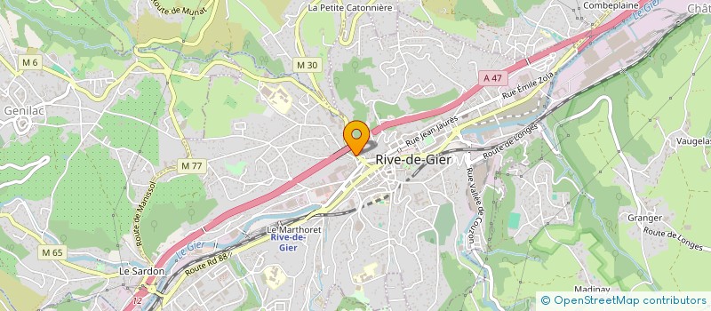 localisation de l'entreprise MADAME ARCOLE GRECO à RIVE-DE-GIER