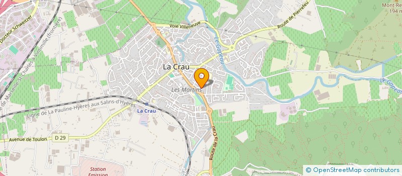 localisation de l'entreprise MADAME ARDIJANA SEFKETI  LA CRAU