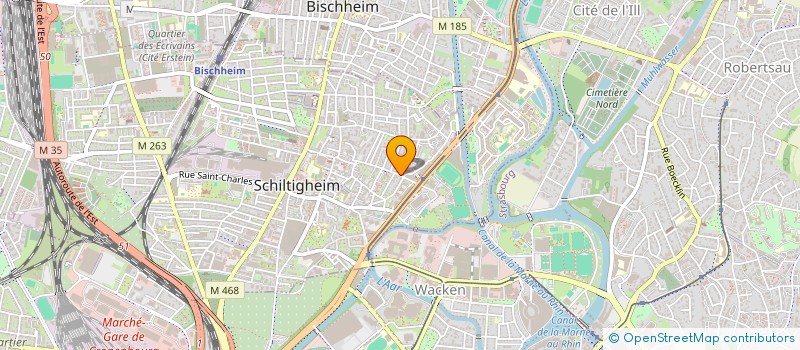 localisation de l'entreprise MADAME ARDJOUNE SALEH DJIDDA  SCHILTIGHEIM