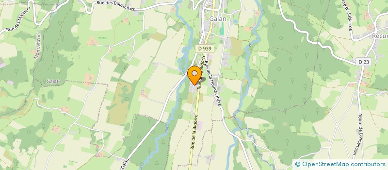 localisation de l'entreprise MADAME AREITI BURGUE  GALAN