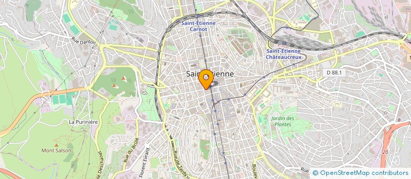 localisation de l'entreprise MADAME AREVADE SOGOYAN à SAINT-ETIENNE