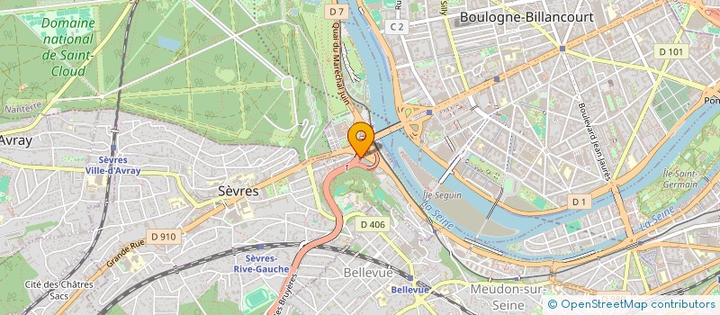 localisation de l'entreprise MADAME AREZKI ATTAL à SEVRES