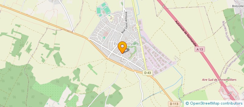 localisation de l'entreprise MADAME AREZOU FARIFTEH  ECQUEVILLY