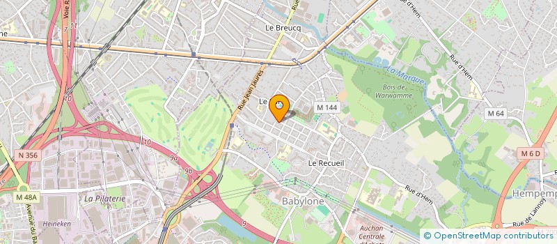 localisation de l'entreprise MADAME ARGANTAEL BEUCHERIE à VILLENEUVE-D'ASCQ