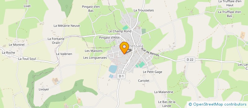 localisation de l'entreprise MADAME ARGENTINA DOROT à LE MENE