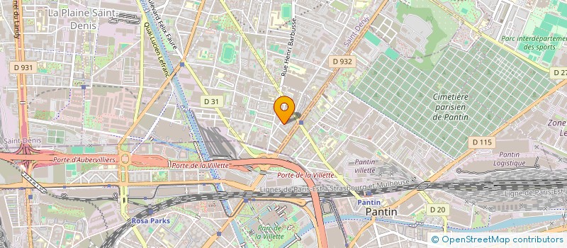 localisation de l'entreprise MADAME ARGENTINA MOSU  AUBERVILLIERS