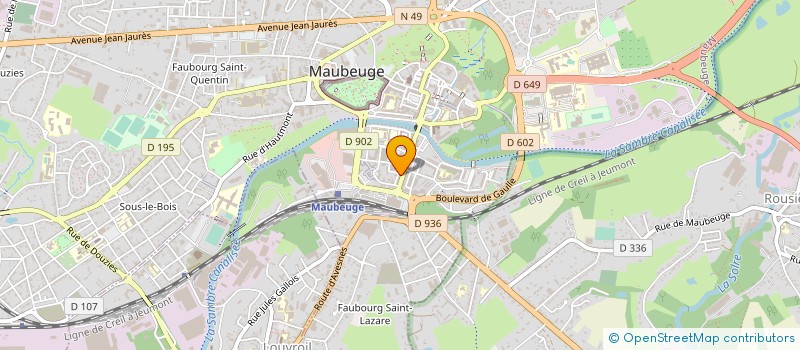 localisation de l'entreprise MADAME ARHMA TANNAHI  MAUBEUGE