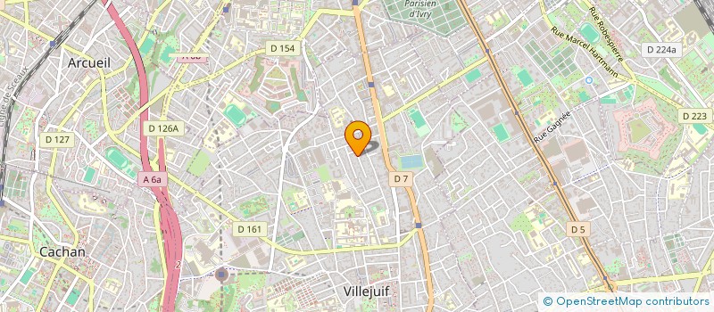 localisation de l'entreprise MADAME ARIA GOUZENES  VILLEJUIF