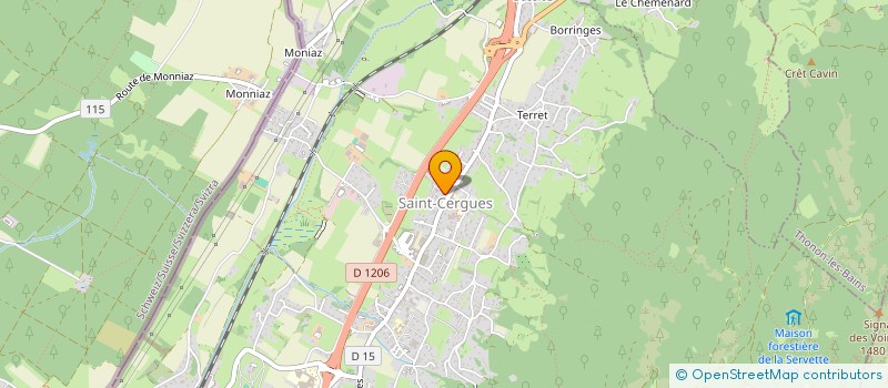 localisation de l'entreprise MADAME ARIANA BAJRAMI  SAINT-CERGUES