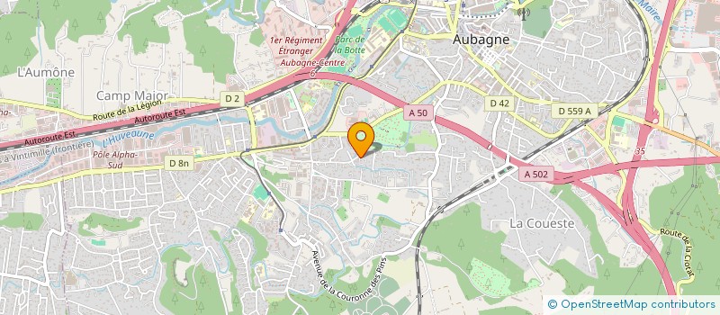 localisation de l'entreprise MADAME ARIANA RAMPAL  AUBAGNE