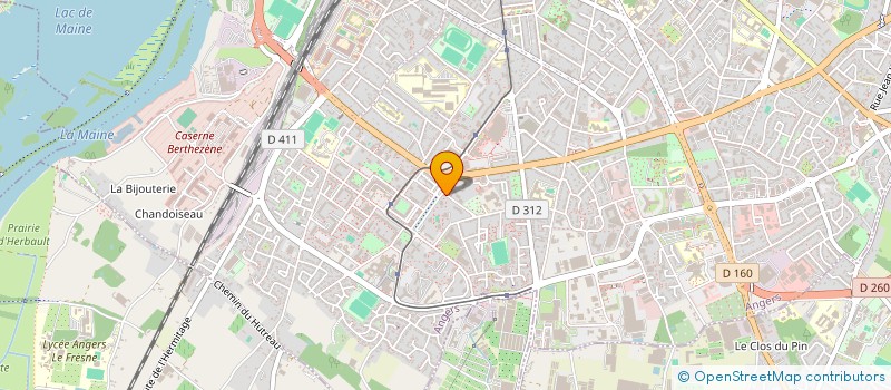 localisation de l'entreprise MADAME ARIANE AHOUDJI  ANGERS