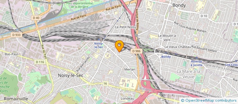 localisation de l'entreprise MADAME ARIANE BANGE  NOISY-LE-SEC