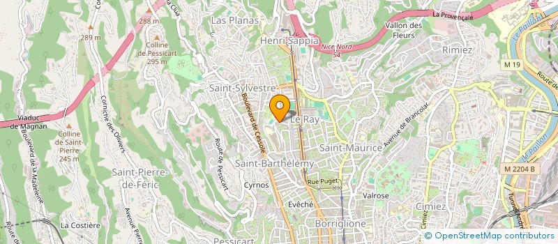 localisation de l'entreprise MADAME ARIANE BENAT à NICE