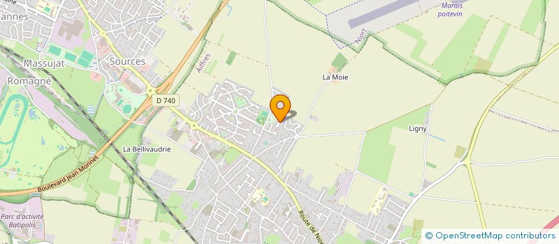 localisation de l'entreprise MADAME ARIANE BONNAUD  AIFFRES