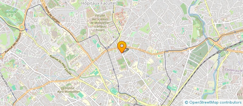 localisation de l'entreprise MADAME ARIANE BONNEAU à MONTPELLIER