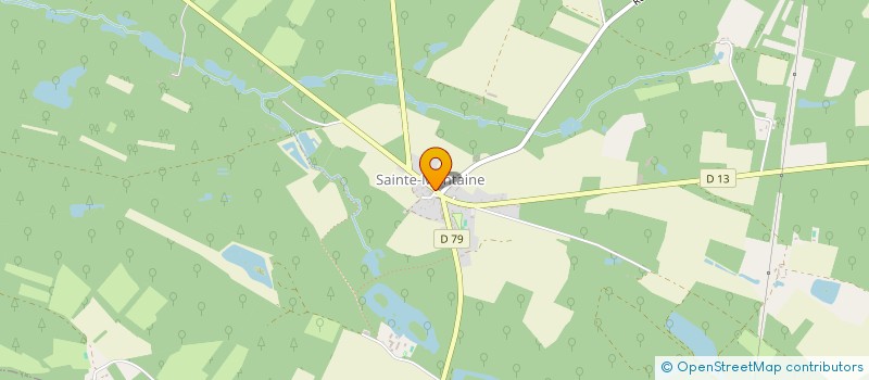 localisation de l'entreprise MADAME ARIANE BORNAND  SAINTE-MONTAINE