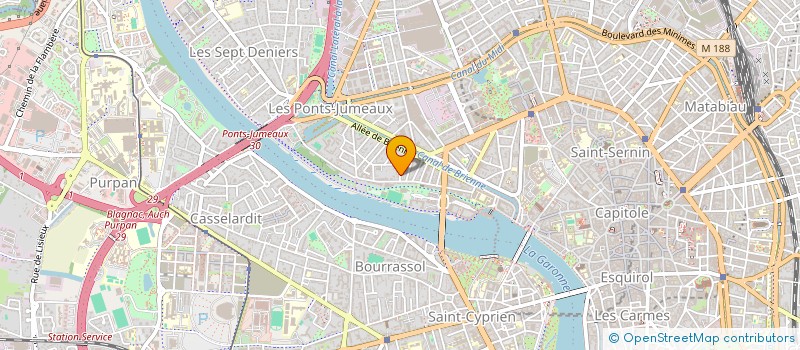 localisation de l'entreprise MADAME ARIANE BOSSHARD à TOULOUSE