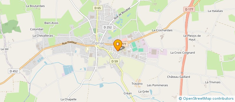 localisation de l'entreprise MADAME ARIANE CARPENTIER  PIPRIAC