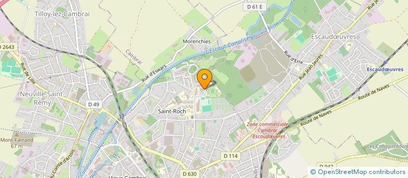 localisation de l'entreprise MADAME ARIANE CAYEZ  CAMBRAI