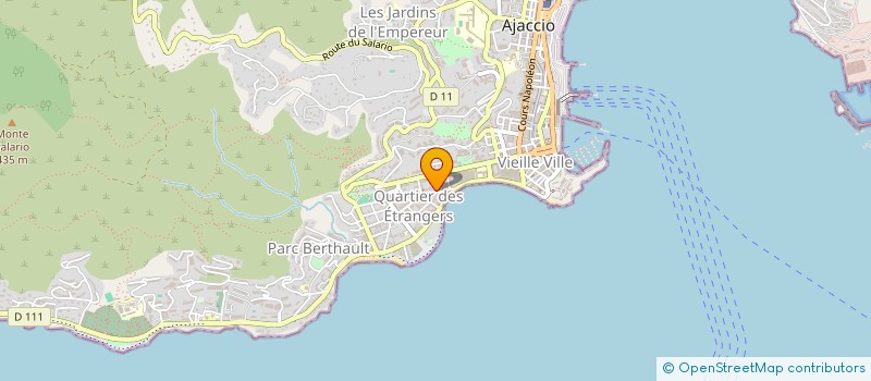 localisation de l'entreprise MADAME ARIANE CHADENSON  AJACCIO