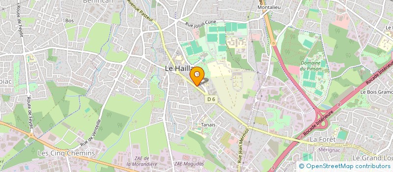 localisation de l'entreprise MADAME ARIANE CHAUVET-BINARD  LE HAILLAN