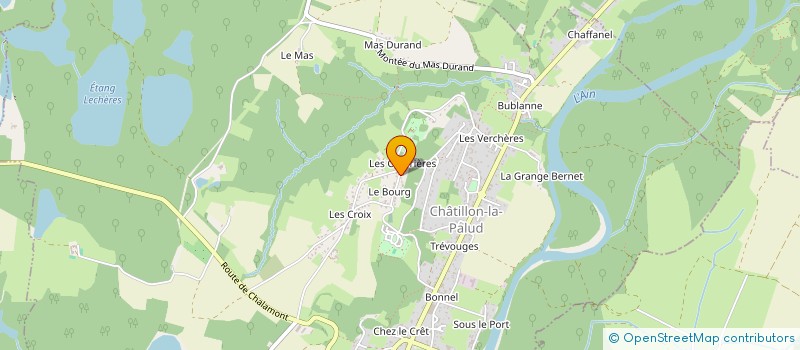localisation de l'entreprise MADAME ARIANE CHERVOLIN à CHATILLON-LA-PALUD
