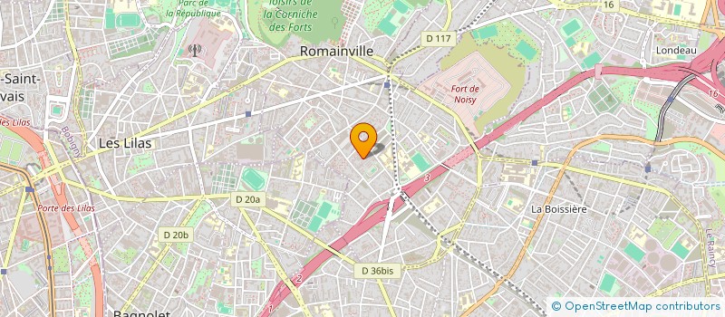 localisation de l'entreprise MADAME ARIANE COHIN à ROMAINVILLE