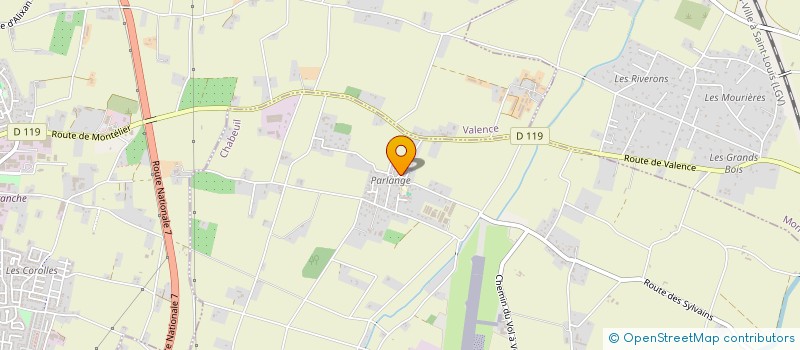 localisation de l'entreprise MADAME ARIANE COQBLIN à CHABEUIL