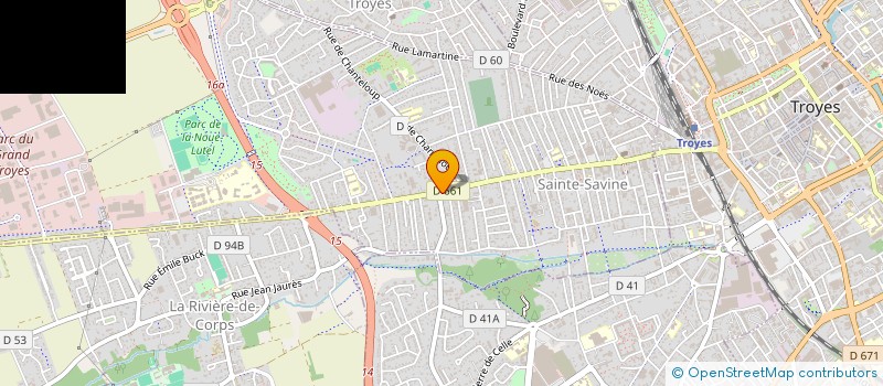 localisation de l'entreprise MADAME ARIANE CORNETTE  SAINTE SAVINE