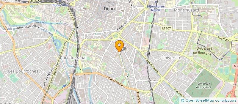 localisation de l'entreprise MADAME ARIANE DARUT à DIJON
