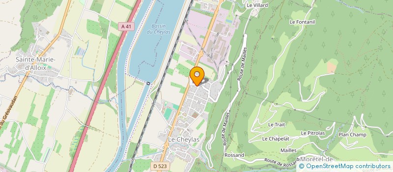 localisation de l'entreprise MADAME ARIANE DE COUDENHOVE DE LAULANIER  LE CHEYLAS