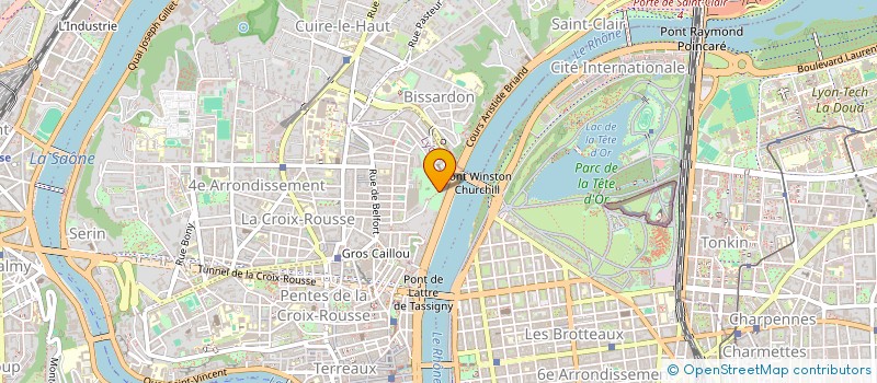 localisation de l'entreprise MADAME ARIANE DE STABENRATH à LYON