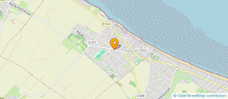 localisation de l'entreprise MADAME ARIANE DELRIEU à LION-SUR-MER