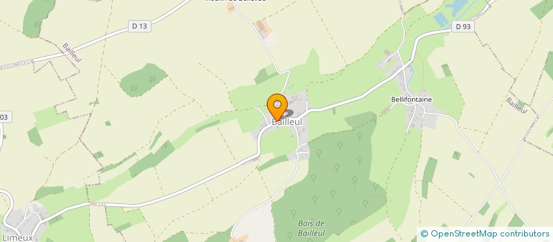 localisation de l'entreprise MADAME ARIANE DENEUX  BAILLEUL