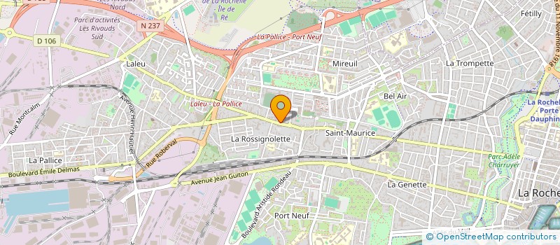 localisation de l'entreprise MADAME ARIANE DESTHIEUX  LA ROCHELLE