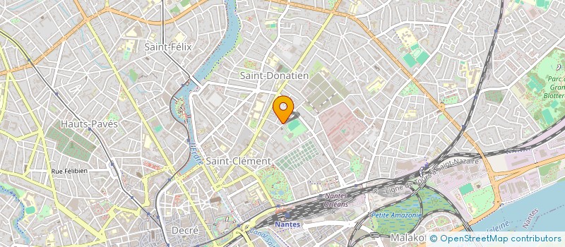 localisation de l'entreprise MADAME ARIANE DU BOUEXIC DE PINIEUX à NANTES