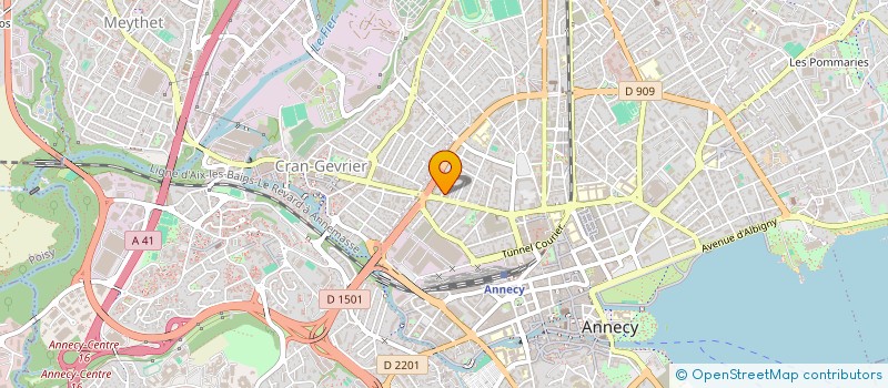 localisation de l'entreprise MADAME ARIANE ECUVILLON à ANNECY