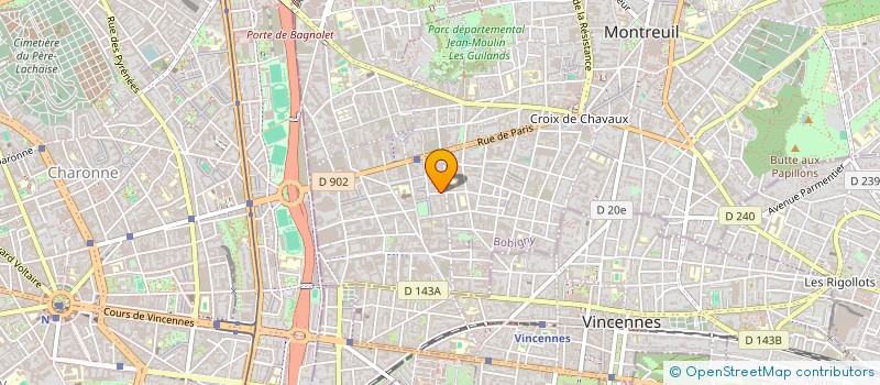 localisation de l'entreprise MADAME ARIANE EXCOFFIER à MONTREUIL