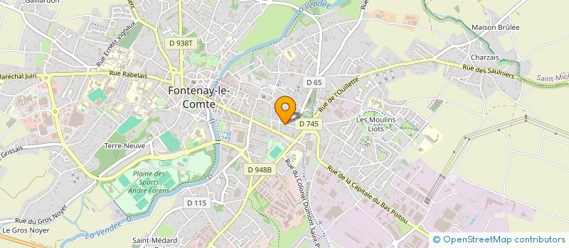 localisation de l'entreprise MADAME ARIANE FLODERER  FONTENAY-LE-COMTE