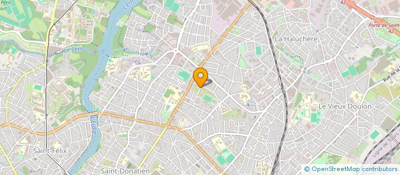 localisation de l'entreprise MADAME ARIANE GENIN à NANTES